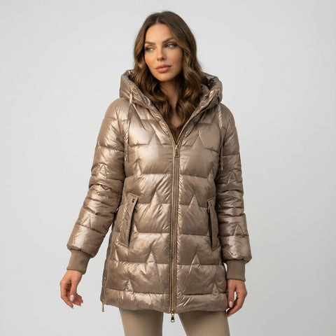 FERRERO™ | Elegante abrigo de invierno acolchado